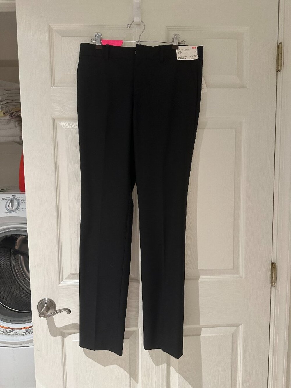 New Women Formal Straight Leg Trousers in Black